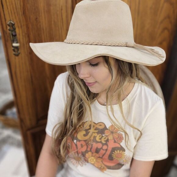 SUEDE IN THE SHADE Wide Brim Hat *NEW* - Picture 1 of 8